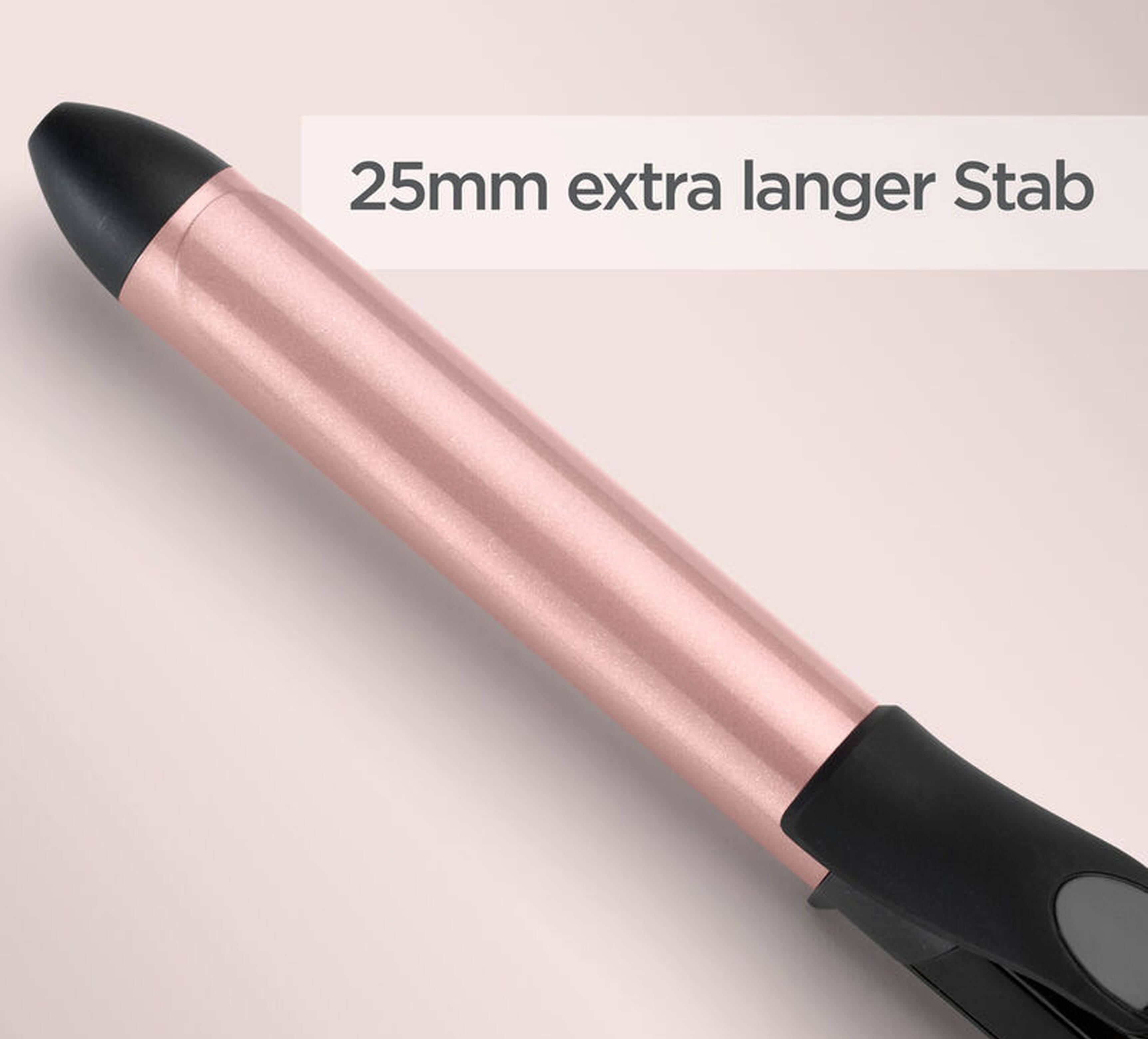 Lockenstab Rose Quartz 25 mm