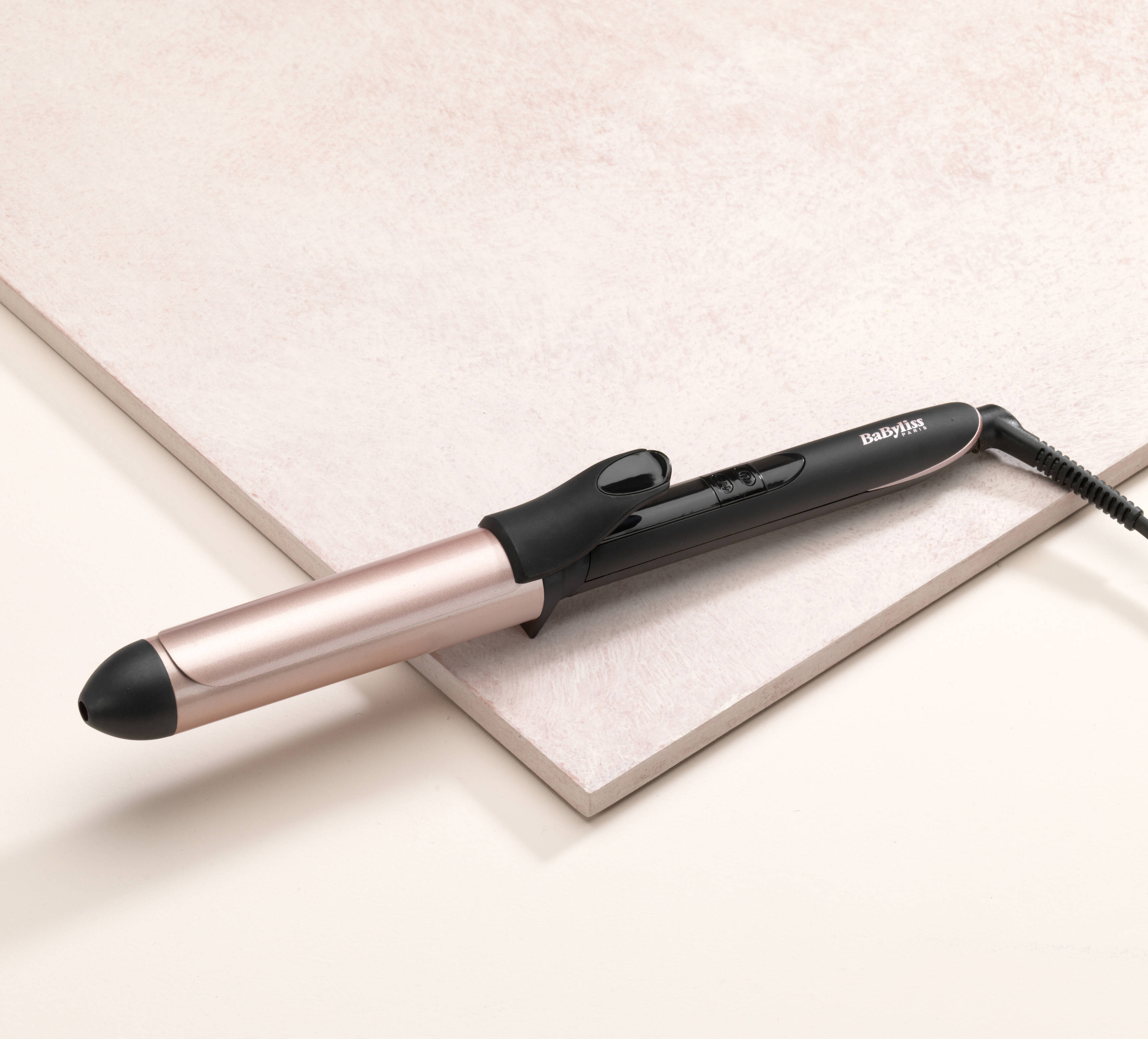 Lockenstab Rose Quartz 32 mm