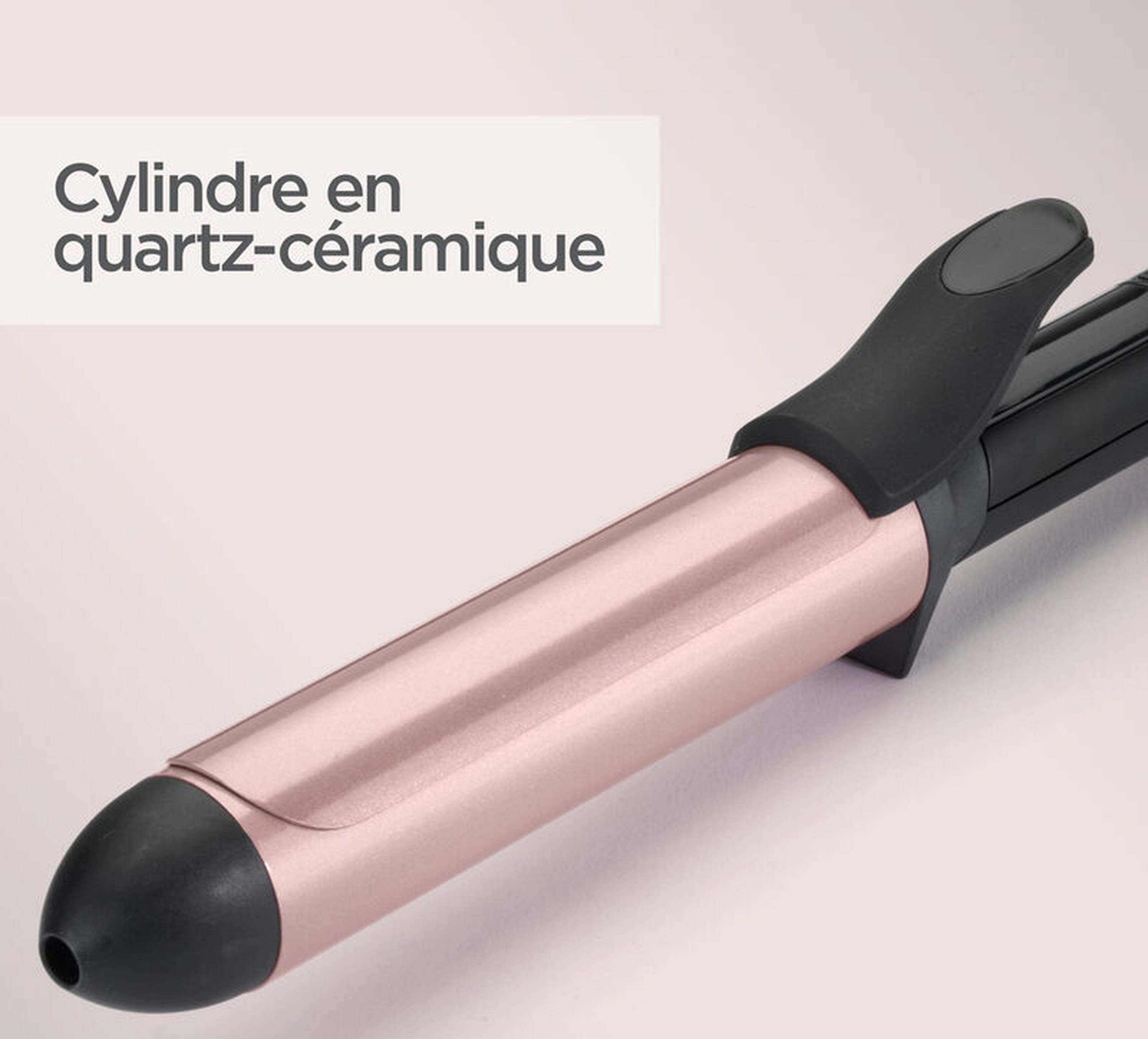 Lockenstab Rose Quartz 32 mm