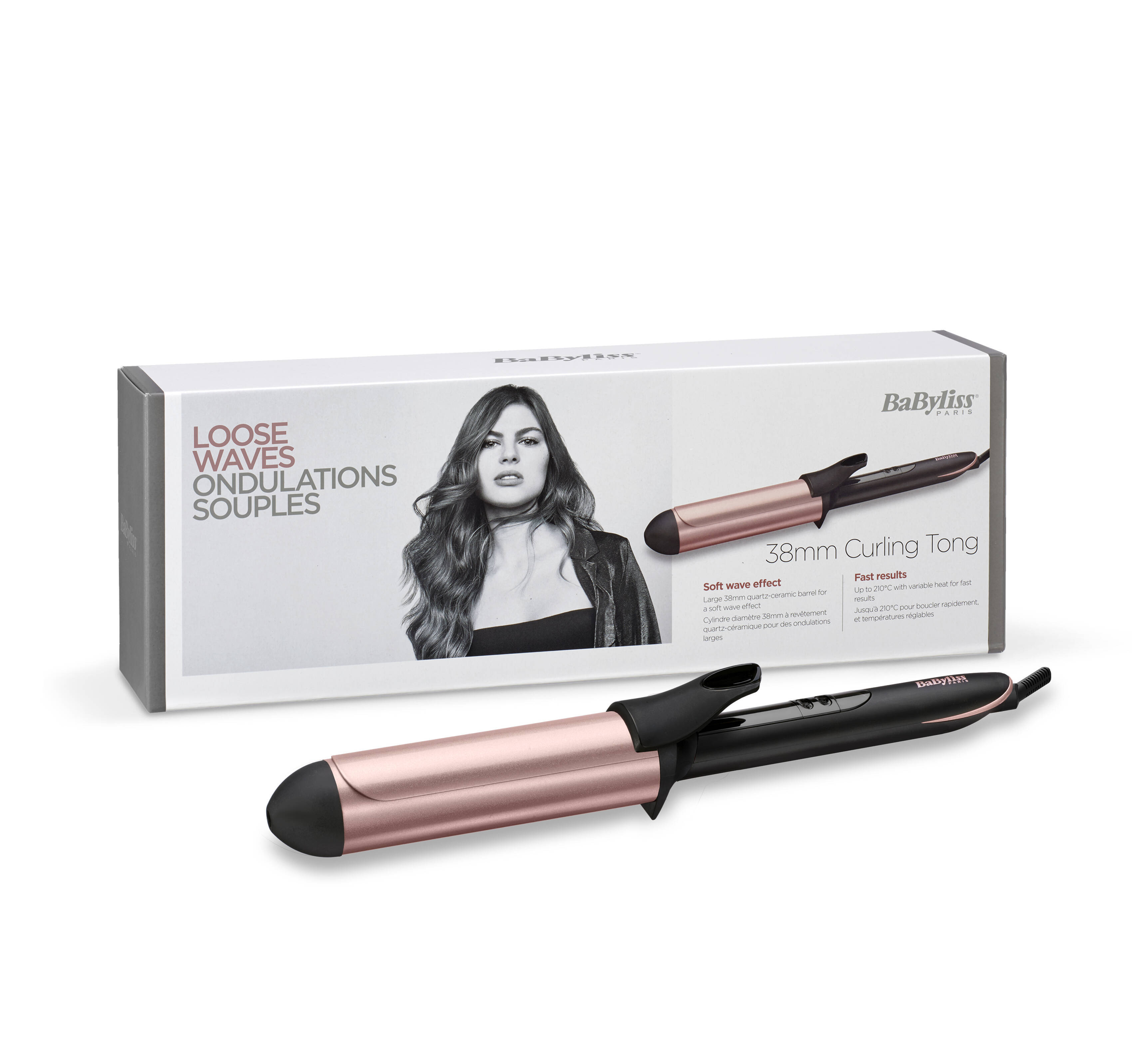 Boucleur Rose Quartz 38 mm