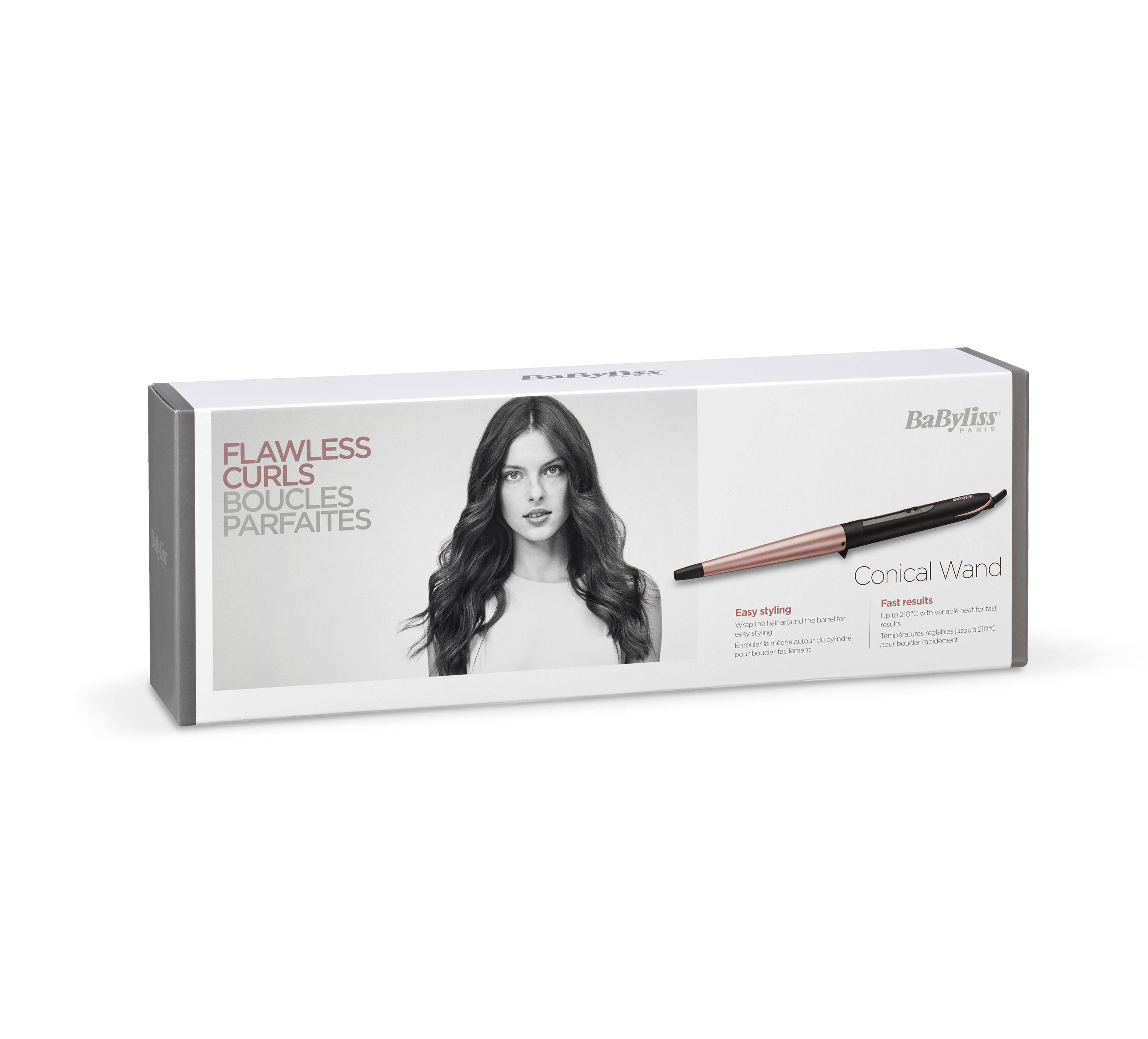 Lockenstab Rose Quartz Conical