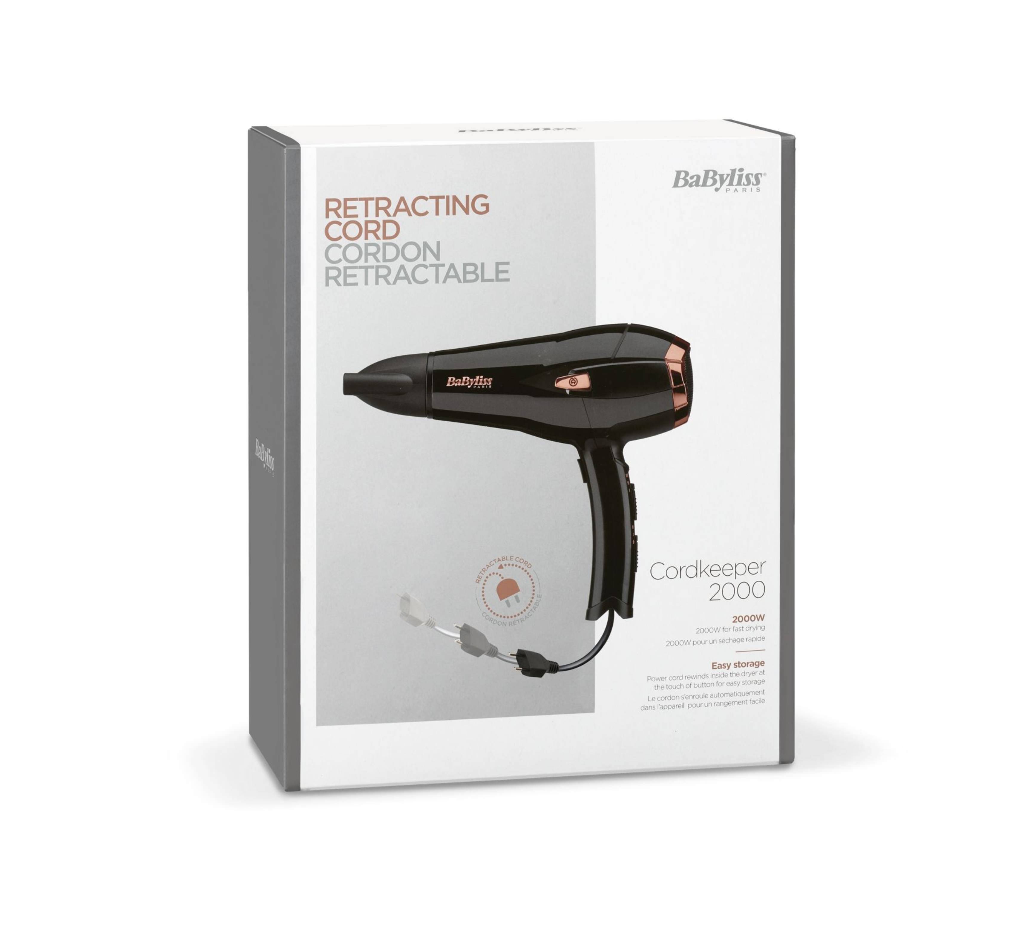 Haartrockner Retracord System 2000 W 