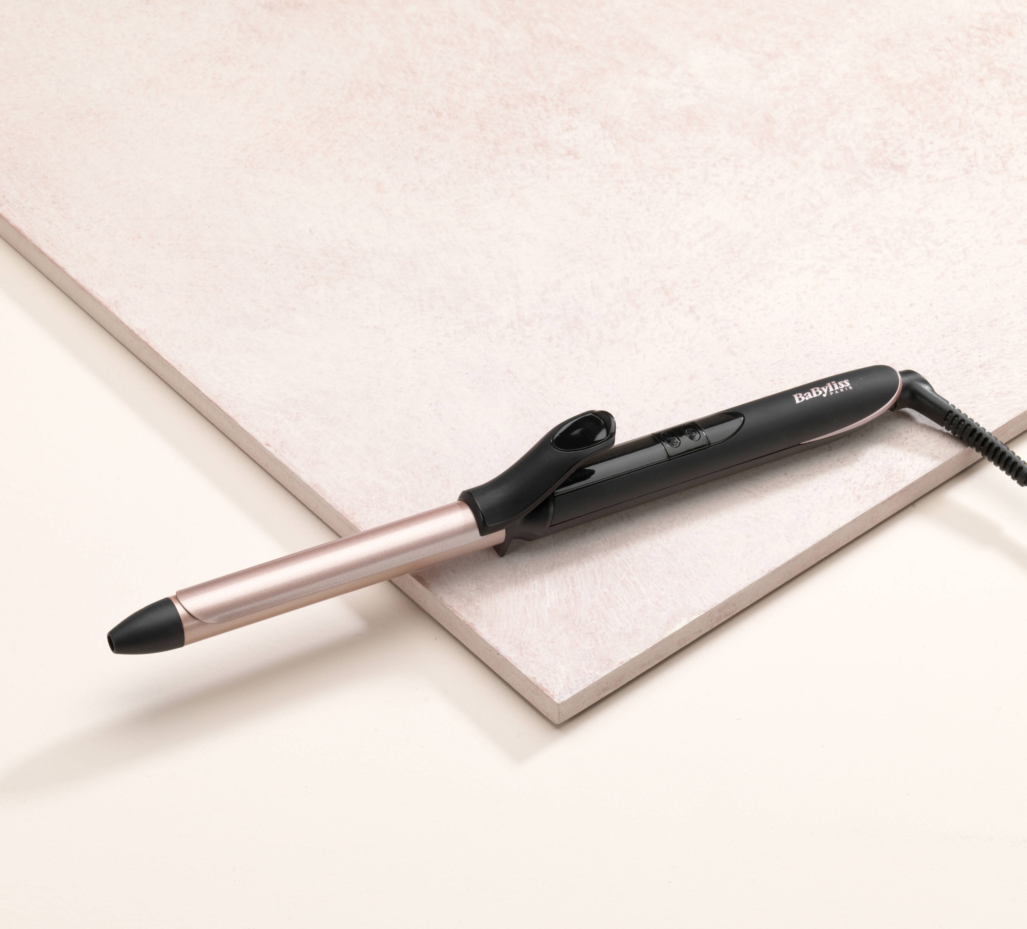 Lockenstab Rose Quartz 19 mm