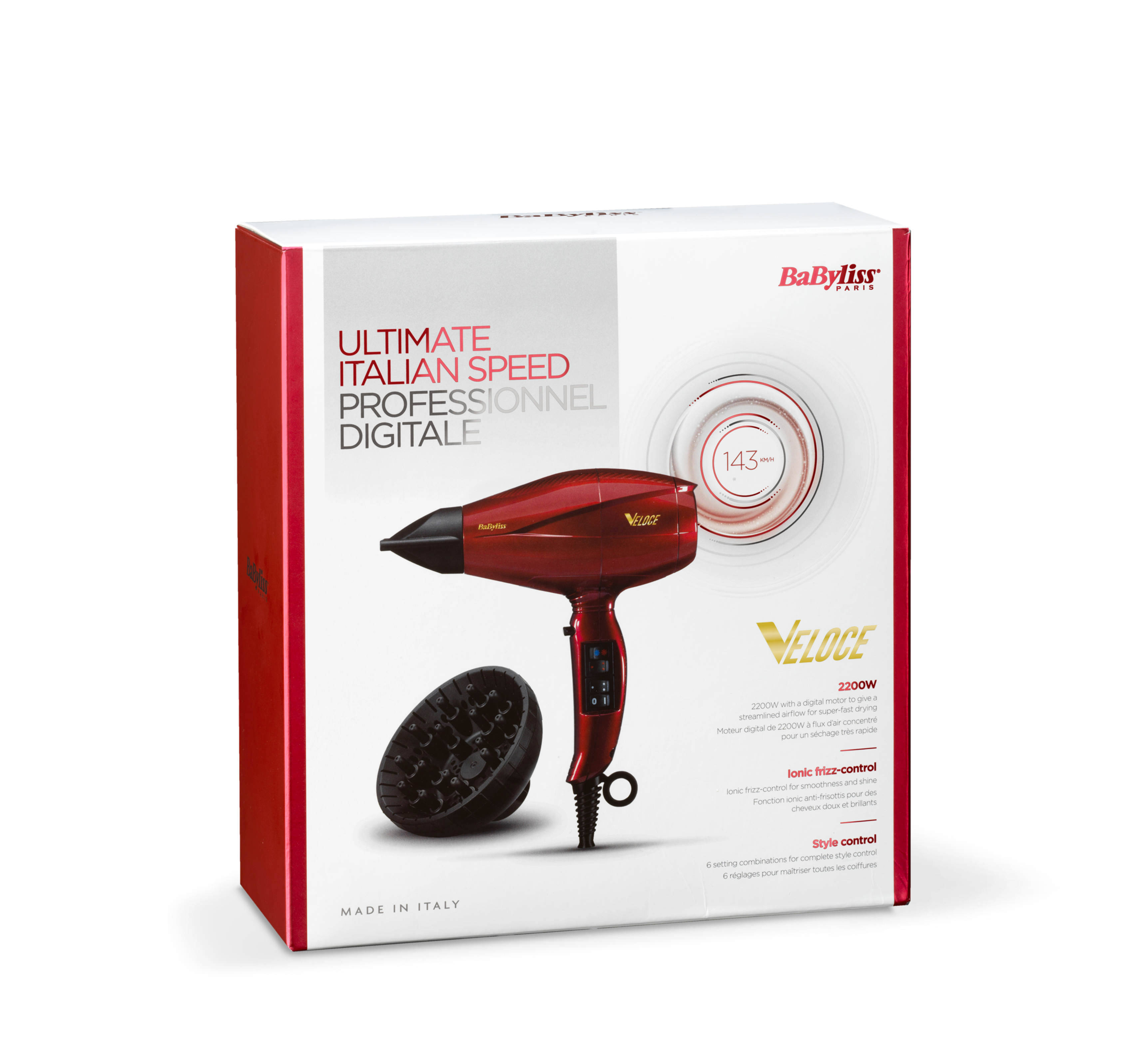 Sèche-Cheveux Veloce 2200 W