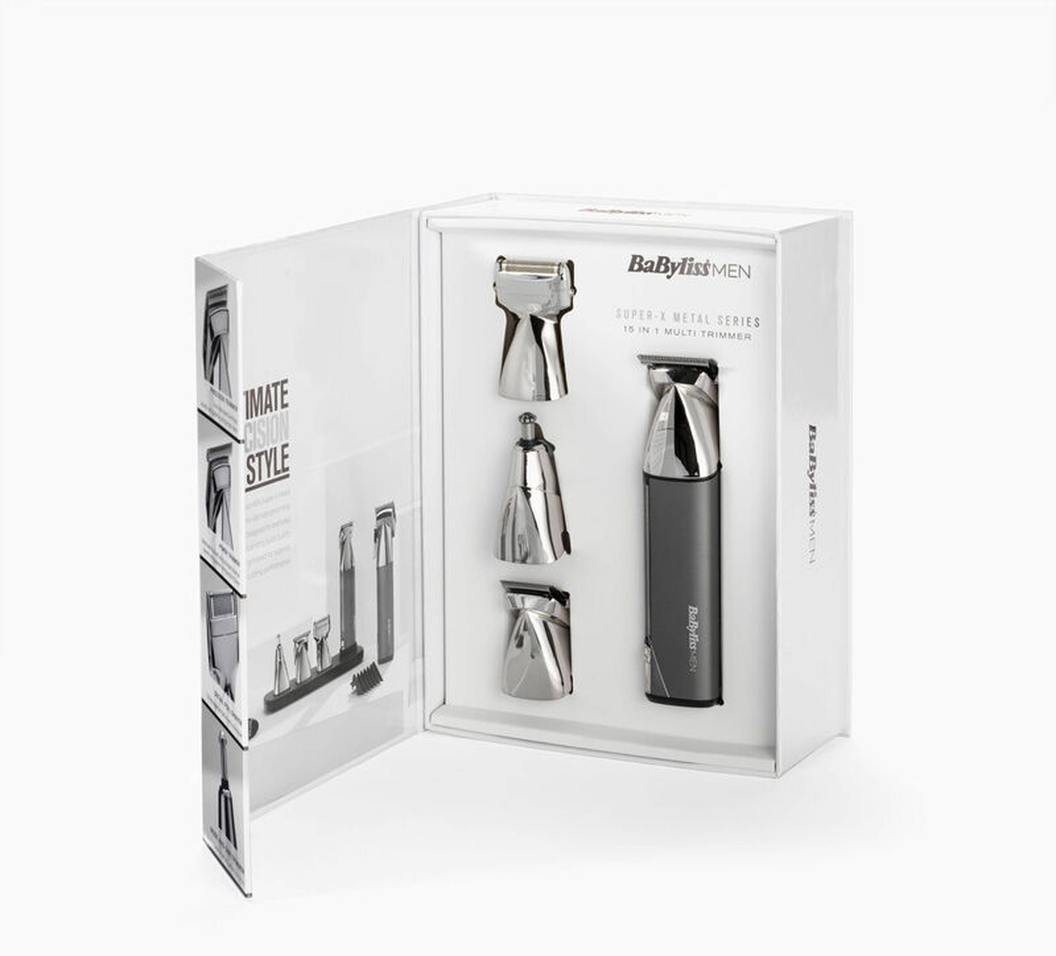 Multitrimmer 15 en 1 Super-X Metal Series Sans Fil