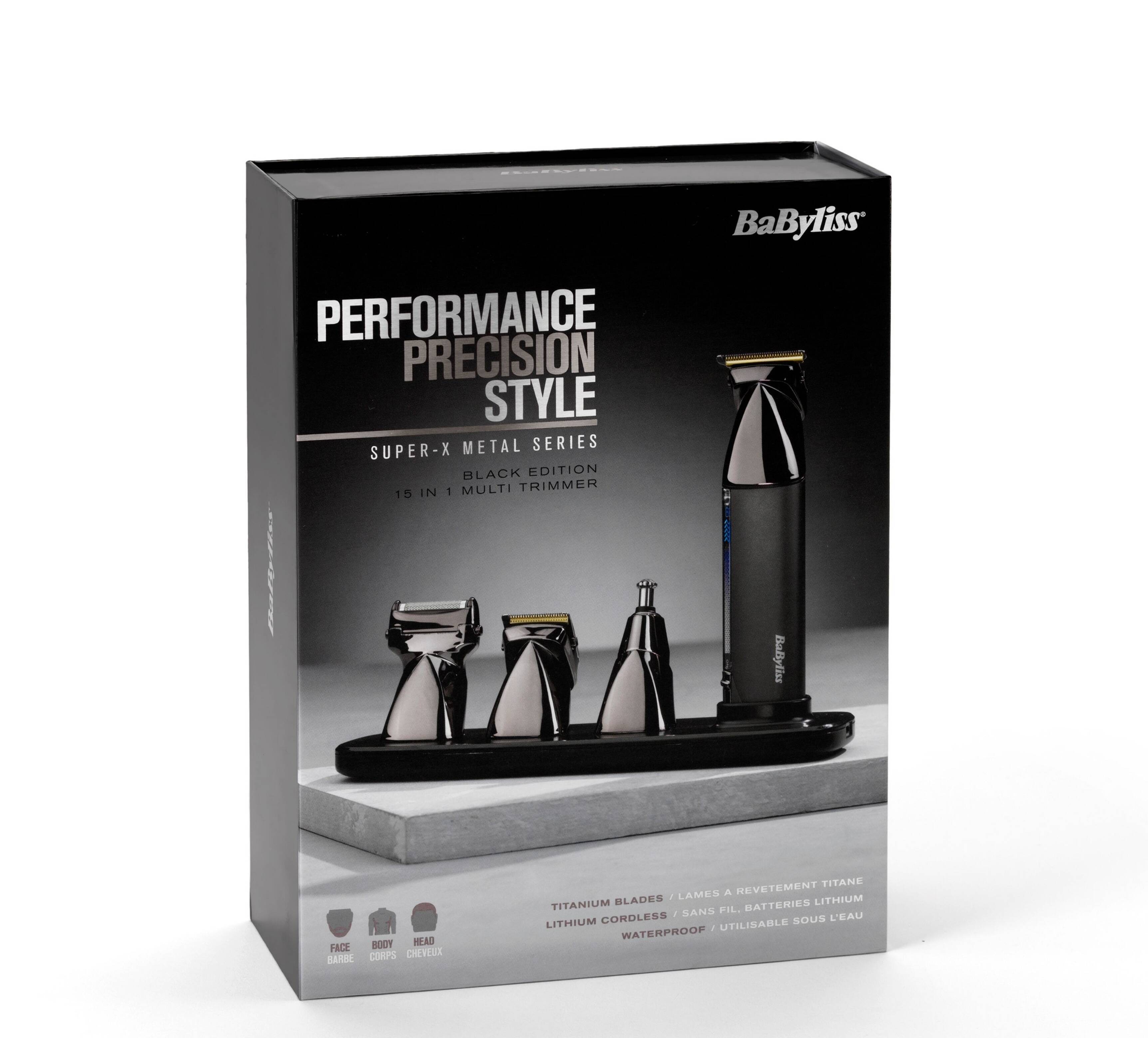 Multitrimmer 15 en 1 Super-X Metal Series Sans Fil