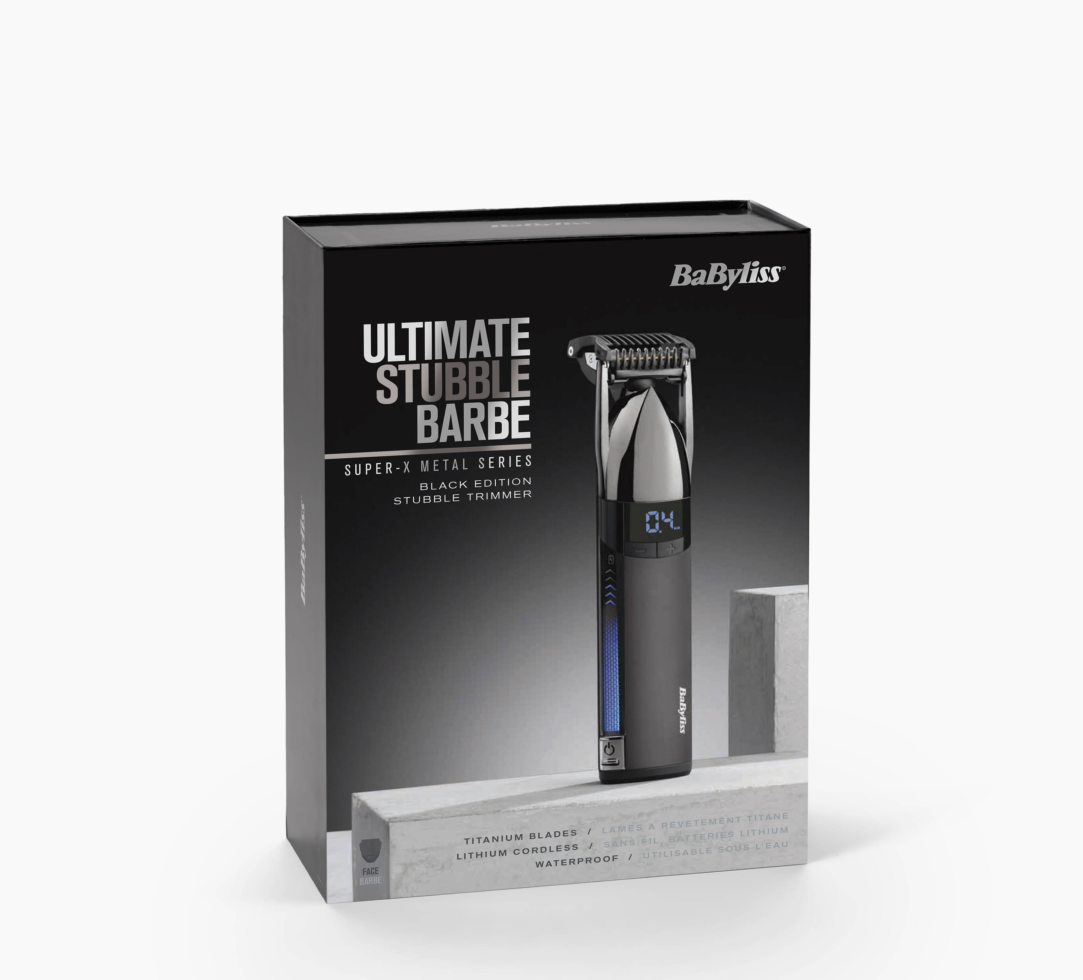 Tondeuse Barbe Super-X Black Chrome