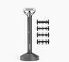 Tondeuse barbe compacte X-BLADE métal chromé