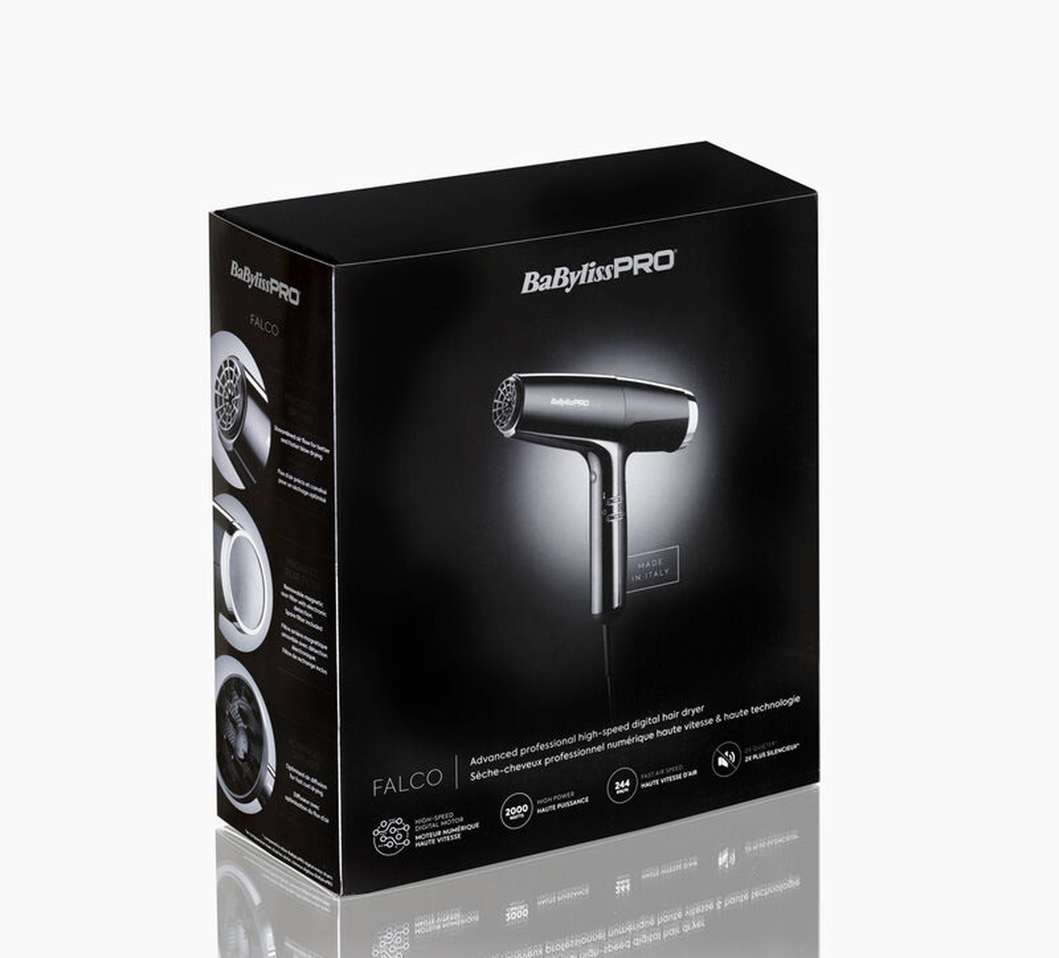 Black and Silver FALCO high-speed dryer