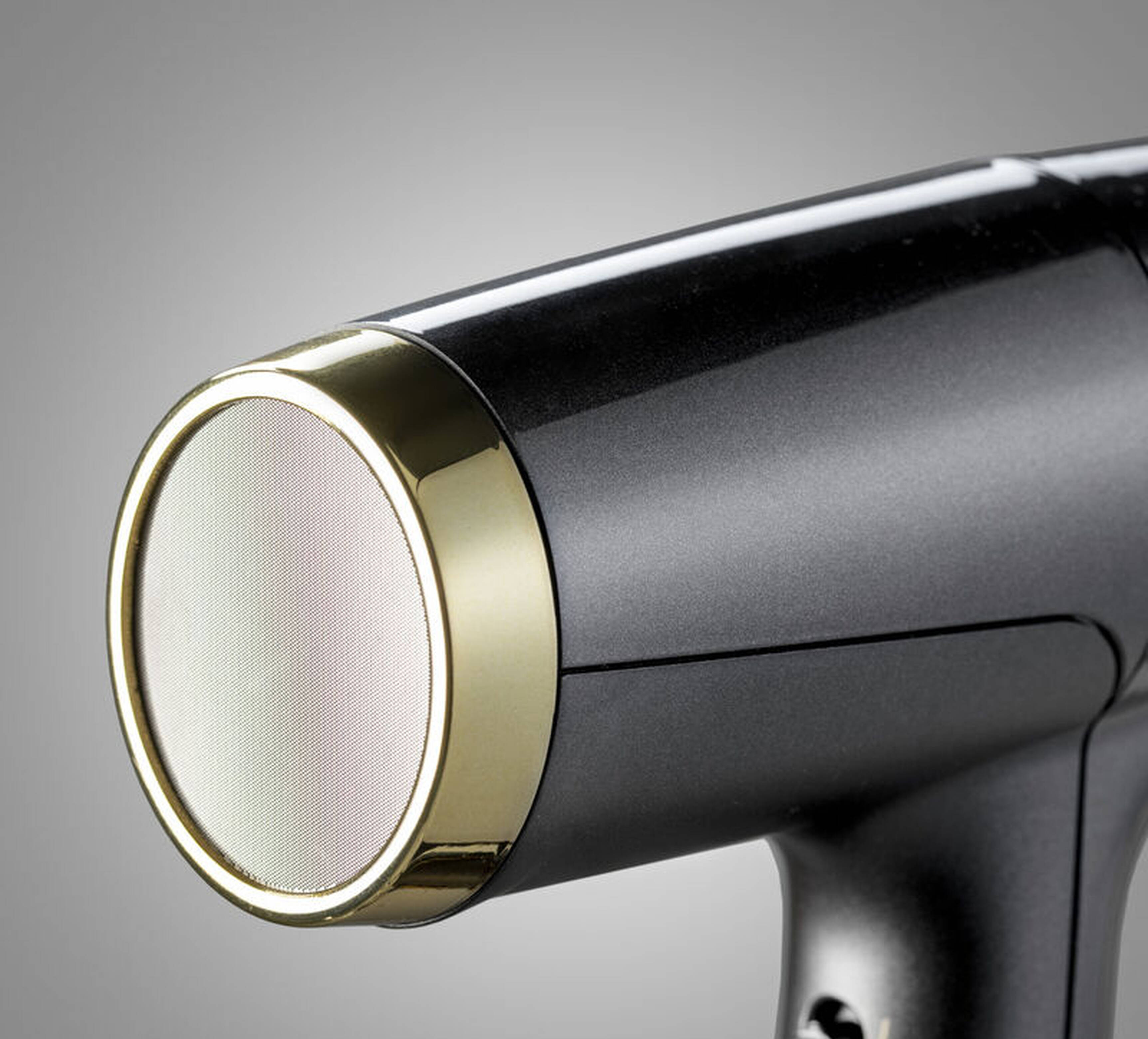 Grey and Gold FALCO high-speed hair dryer