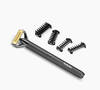 Tondeuse barbe compacte double, noir chromé