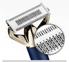 Tondeuse barbe compacte double, bleu et or